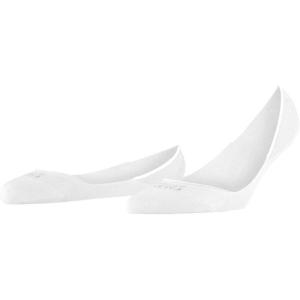 FALKE Women’s Step Medium Cut No Show Socks, Light, Heel Grip, 1 Pair(White (White 2000))