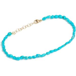 JIAJIA Women’s Turquoise Pebble Bracelet(Turquoise)