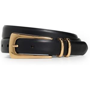 Madewell Women’s Elongated Buckle Belt(True Black Leather)