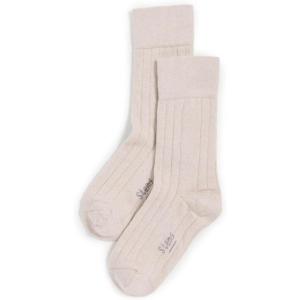 STEMS Women’s Pure 97 Cashmere Socks(Cream)