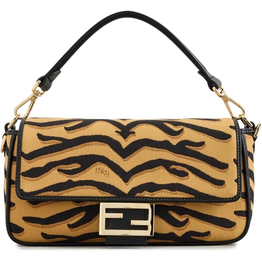imageWomens PreLoved Fendi Baguette Embroidered Canvas