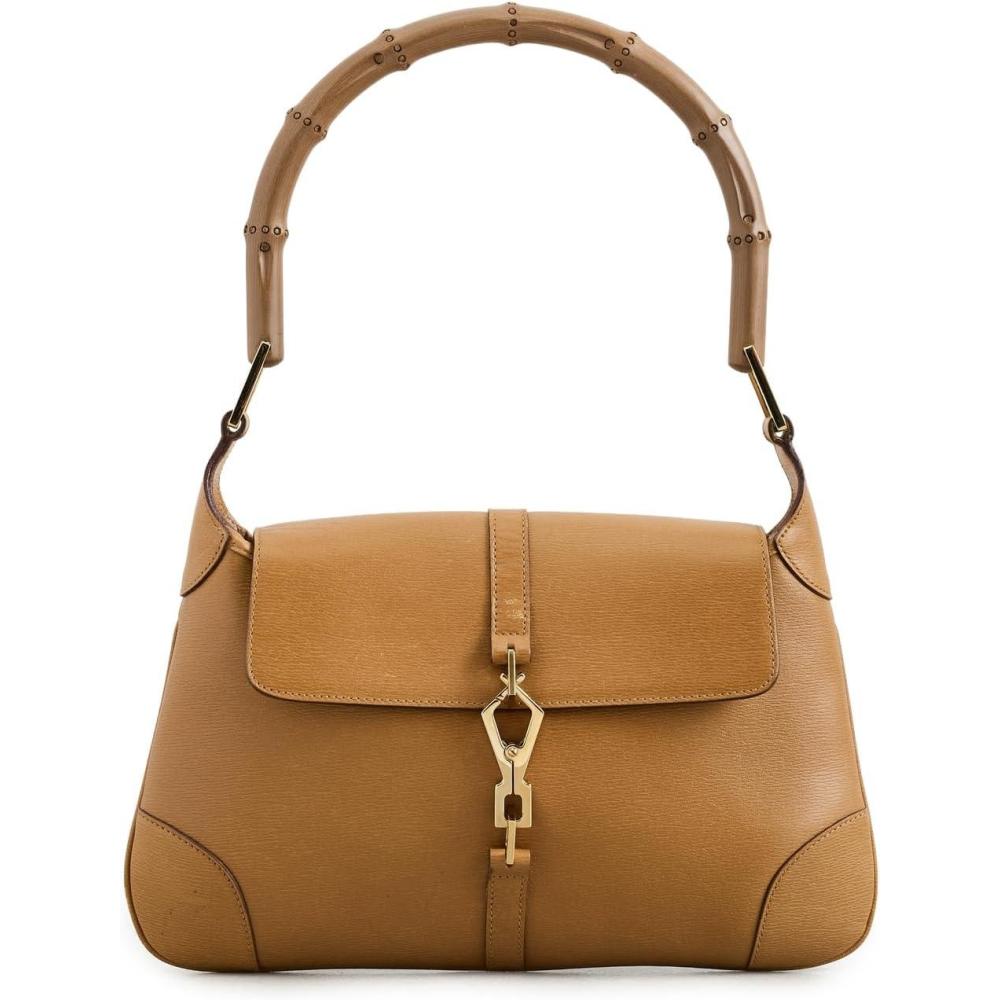 imageWomens PreLoved Gucci Shoulder Bag Bamboo KandinskyBrown