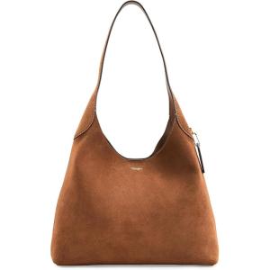Coach Brooklyn Shoulder Bag 34(Warm Brown Suede)