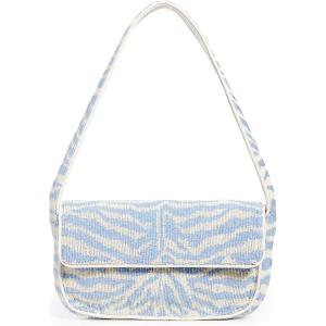 STAUD Women’s Tommy Bag(Light Blue/Cream)