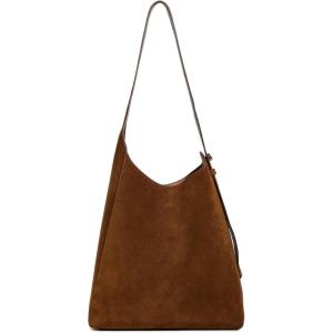 Tory Burch Women’s Romy Suede Hobo Bag(Caramel)