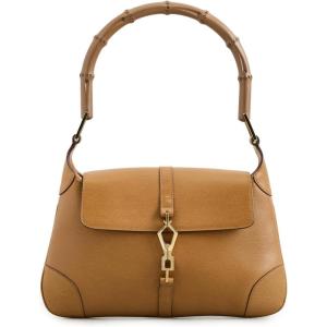 Women’s Pre-Loved Gucci Shoulder Bag, Bamboo Kandinsky(Brown)