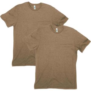 American Apparel Unisex-Adult CVC T-Shirt, Style G2001cvc, 2-Pack(Heather Army (2-pack))