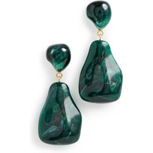 Lele Sadoughi Women’s Wilma Earrings, Pine Green, One Size