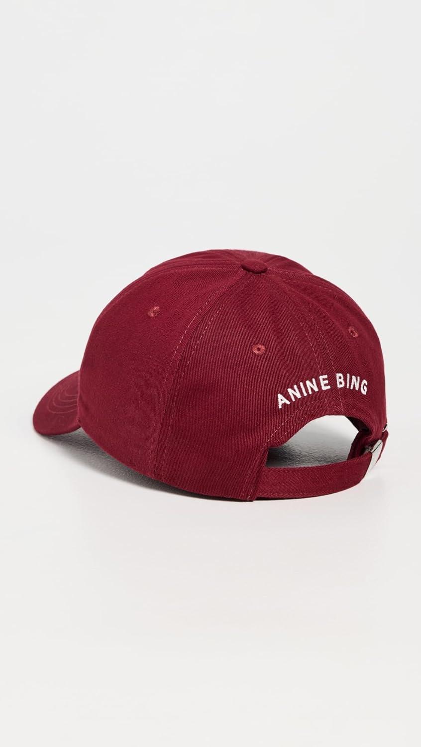 imageANINE BING Womens Jeremy Baseball CapCabernet