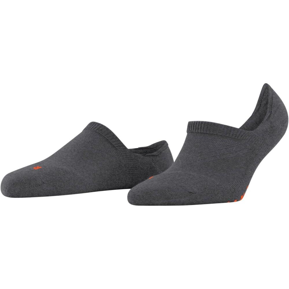 imageFALKE Womens Cool Kick No Show Socks Cooling Low Cut Non Slip Heel 1 PairGrey Dark Grey 3970
