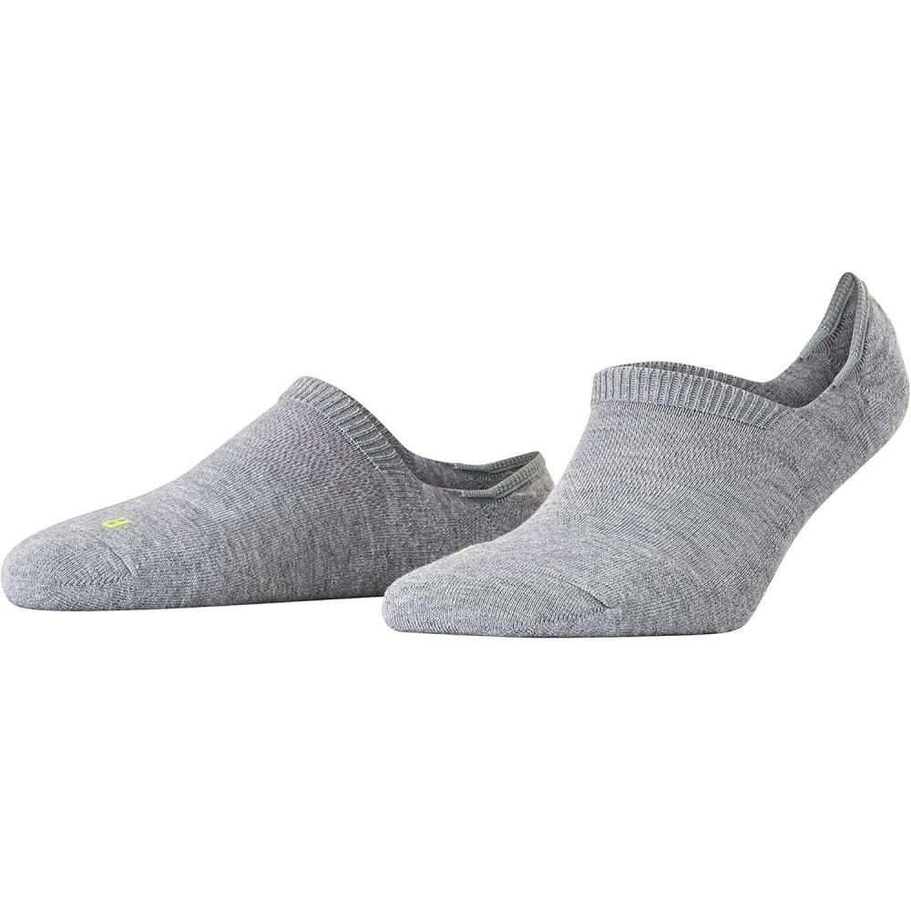imageFALKE Womens Cool Kick No Show Socks Cooling Low Cut Non Slip Heel 1 PairGrey Light Grey 3400