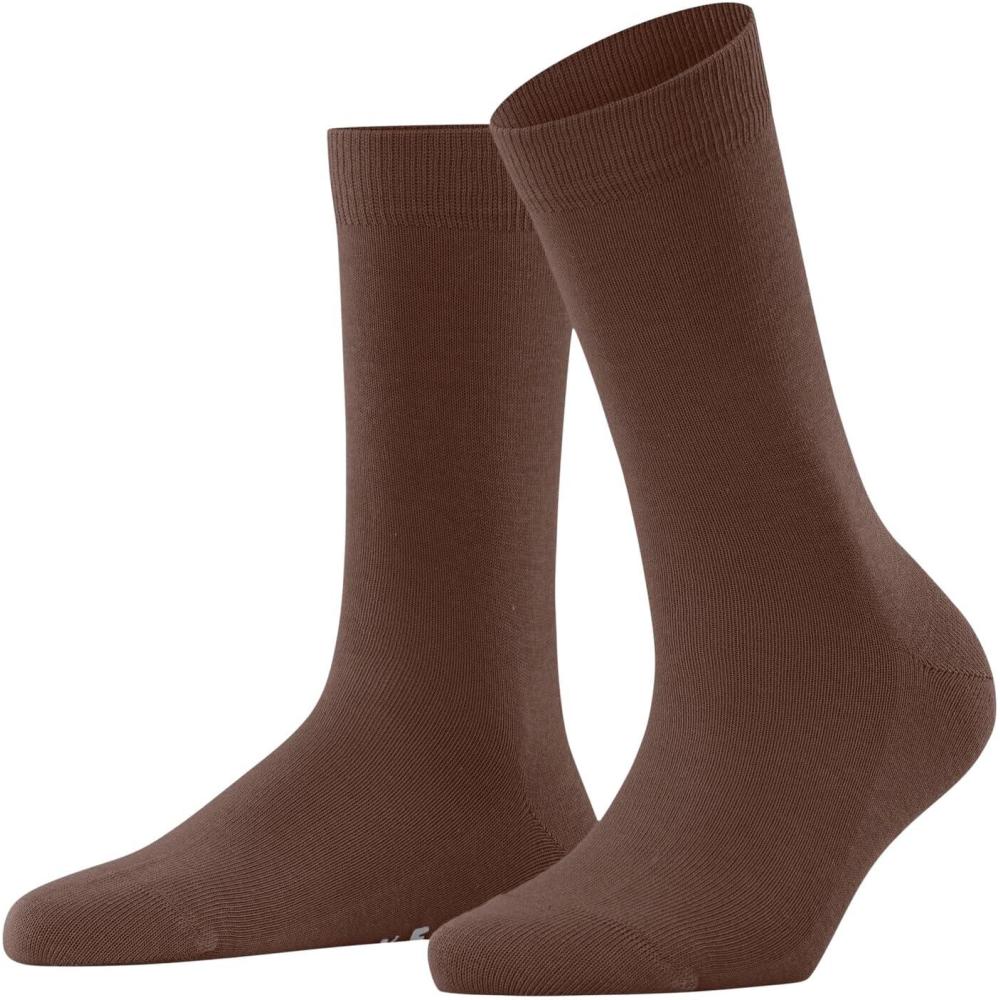 imageFALKE Womens Cosy Wool Socks Soft Warming Merino Cashmere 1 PairBrown Cinnamon 5186