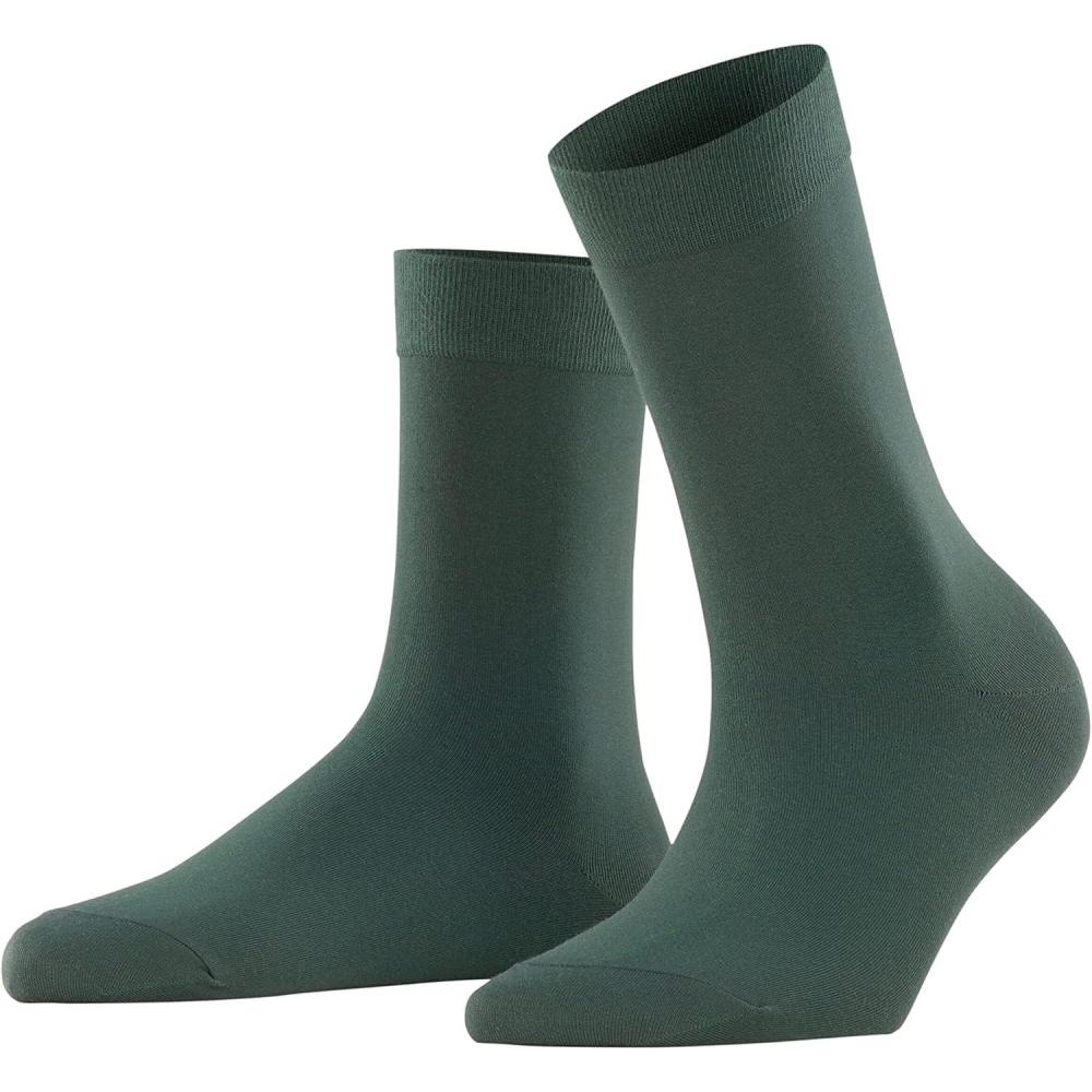 imageFALKE Womens Cosy Wool Socks Soft Warming Merino Cashmere 1 PairGreen Hunter Green 7441