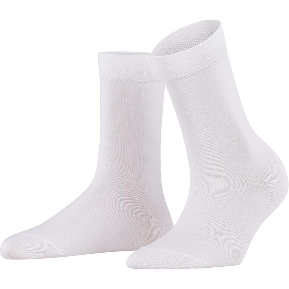 imageFALKE Womens Cosy Wool Socks Soft Warming Merino Cashmere 1 PairWhite White 2009