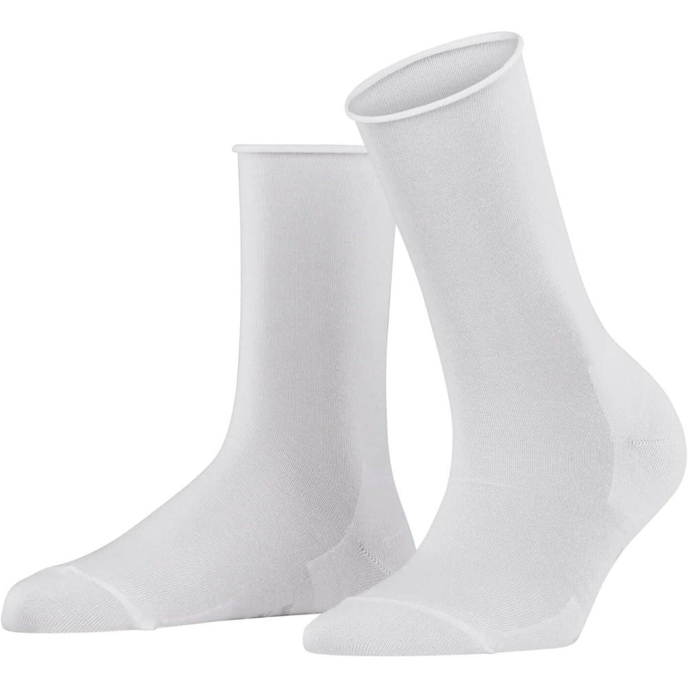 imageFALKE Womens Shiny Sustainable Socks 1 PairWhite White 2000