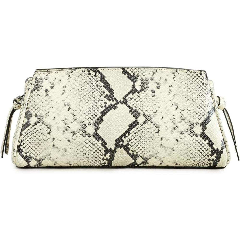 imageSTAUD Womens Maude Convertible ClutchWhite Snake