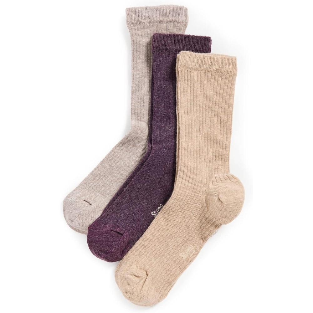 imageSTEMS Womens Cashmere Socks Gift SetMauveGreenNude