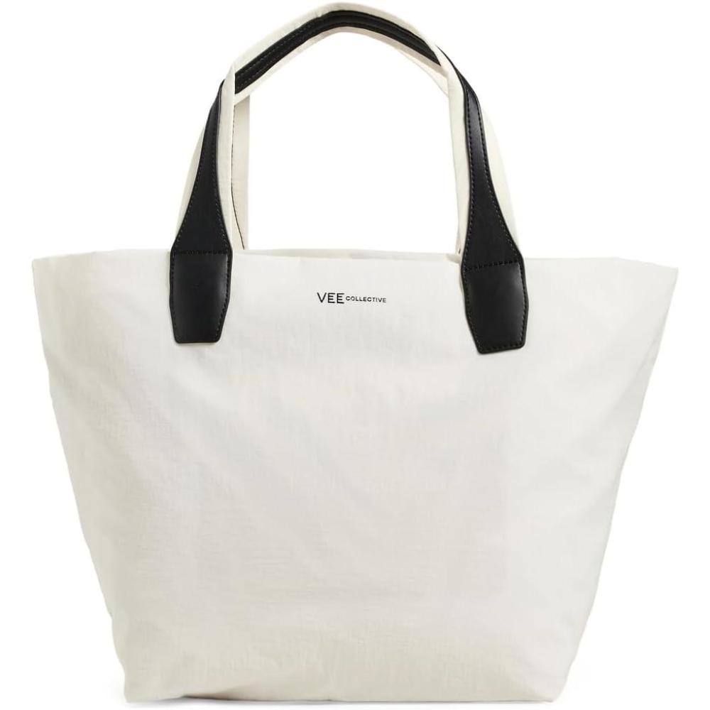 imageVee Collective Womens Porter Essence Medium ToteOffwhite Paper Wht
