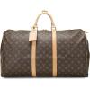 imageWhat Goes Around Comes Around Womens PreLoved Louis Vuitton Monogram Keepall 55 Duffle Brown One SizeBrown