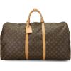 imageWhat Goes Around Comes Around Womens PreLoved Louis Vuitton Monogram Keepall 60 Duffle Brown One SizeBrown