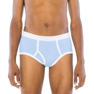 American Apparel Men’s Baby Rib Brief(Baby Blue)