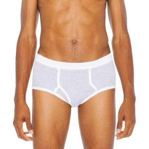 American Apparel Men’s Baby Rib Brief(Heather Grey)
