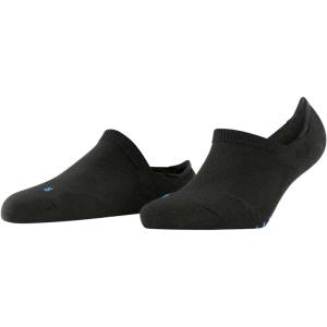 FALKE Women’s Cool Kick No Show Socks, Cooling, Low Cut, Non Slip Heel, 1 Pair(Black (Black 3000))