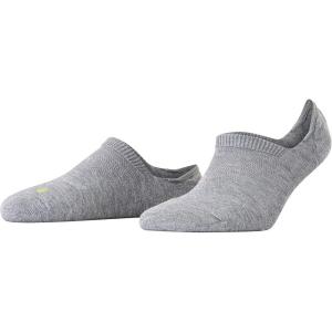 FALKE Women’s Cool Kick No Show Socks, Cooling, Low Cut, Non Slip Heel, 1 Pair(Grey (Light Grey 3400))