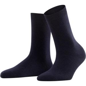 FALKE Women’s Cosy Wool Socks, Soft Warming Merino Cashmere, 1 Pair(Blue (Dark Navy 6375))
