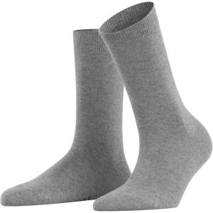 FALKE Women’s Cosy Wool Socks, Soft Warming Merino Cashmere, 1 Pair(Grey (Greymix 3399))