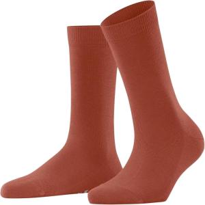 FALKE Women’s Cosy Wool Socks, Soft Warming Merino Cashmere, 1 Pair(Orange Terra 8820)