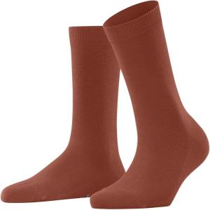 FALKE Women’s Cosy Wool Socks, Soft Warming Merino Cashmere, 1 Pair(Red (Papaya 8785))