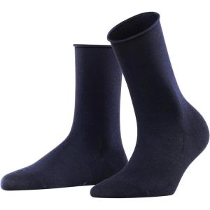 FALKE Women’s Shiny Sustainable Socks, 1 Pair(Blue (Dark Navy 6370))