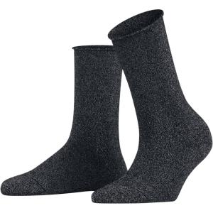 FALKE Women’s Shiny Sustainable Socks, 1 Pair(Dark Navy Blue 6370)