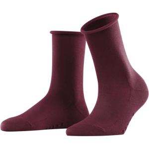 FALKE Women’s Shiny Sustainable Socks, 1 Pair(Red (Barolo 8596))