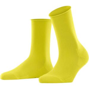 FALKE Women’s Shiny Sustainable Socks, 1 Pair(Yellow (Sulfur 1084))