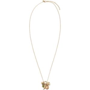 Madewell Women’s Chunky Oval Pendant Layer Pack Necklace(Polished Bronze)