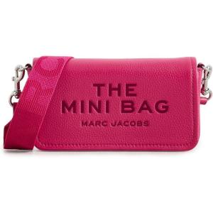 Marc Jacobs Womens The Leather Mini Bag(Raspberry Pink)