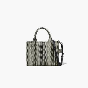 Marc Jacobs womens The Small Tote(Black/White)
