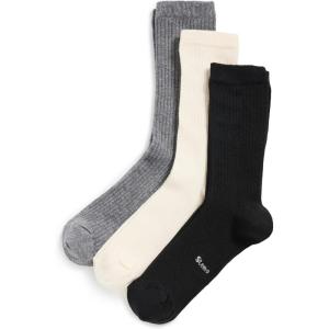 STEMS Women’s Cashmere Socks Gift Set(Black/Grey/Ivory)