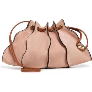 Ulla Johnson Women’s Adria Pleated Wave Mini Crossbody(Sienna)