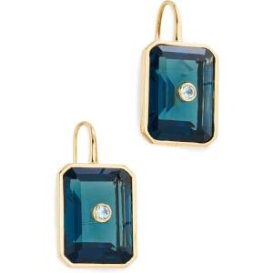 Lizzie Fortunato Women’s Tile Earrings In Denim(Blue)