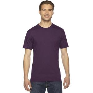 American Apparel Unisex-Adult Fine Jersey T-Shirt, Style G2001, Multipack(Eggplant (2-pack))