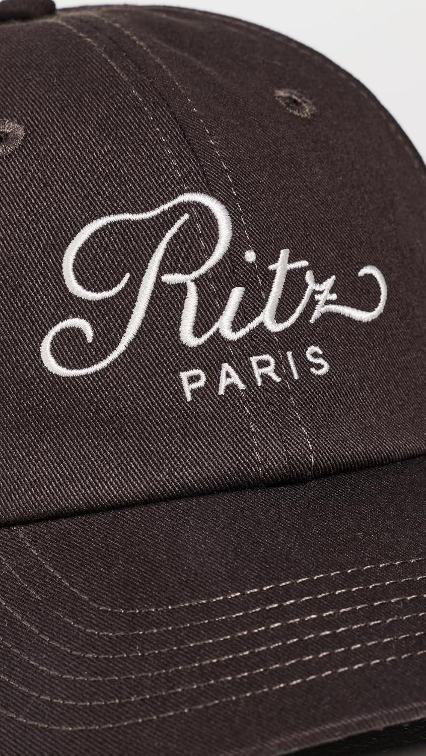 imageFRAME Womens x Ritz Paris Cotton CapChocolate Brown