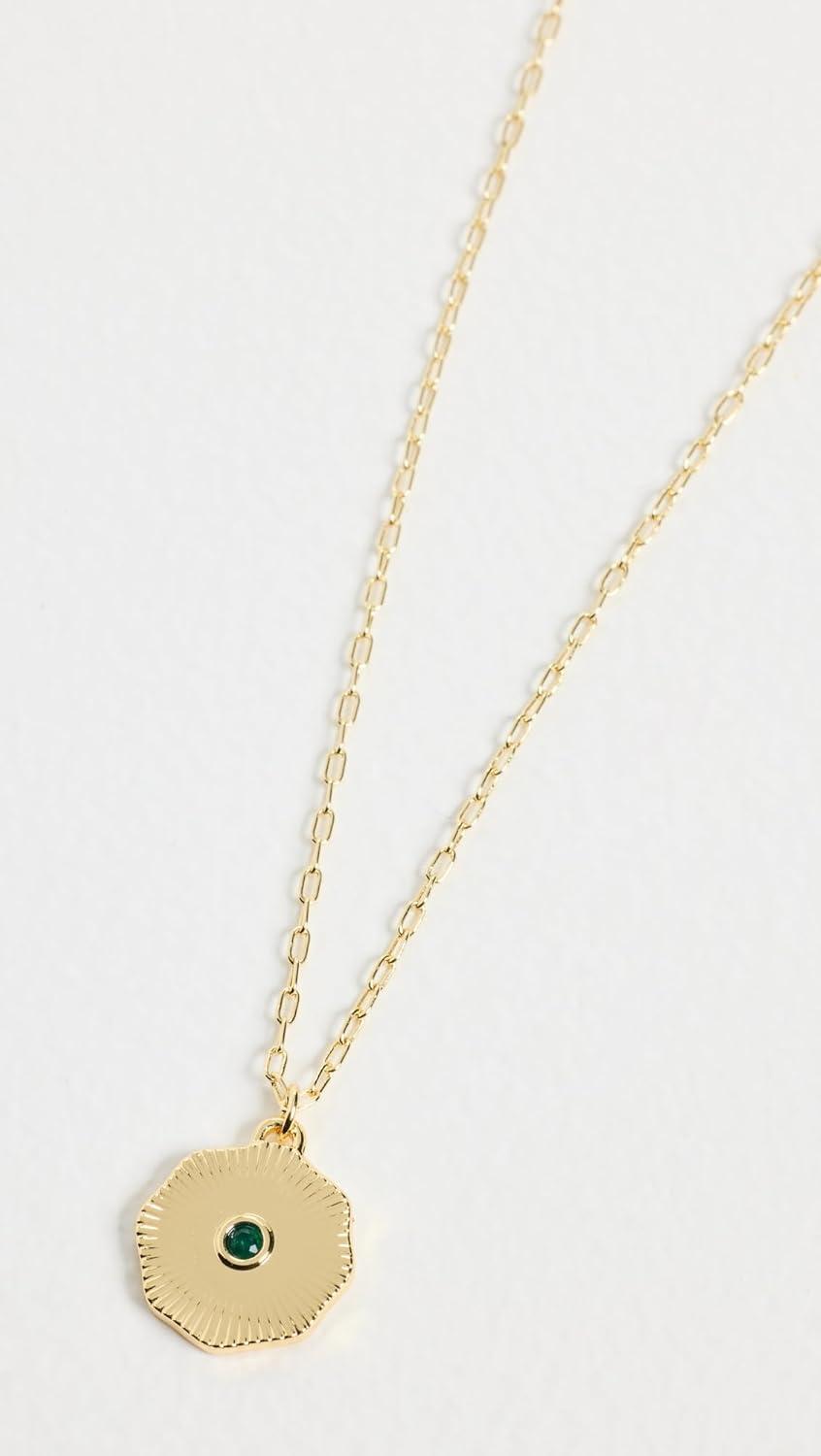 imageGorjana Womens Birthstone Coin NecklaceMay