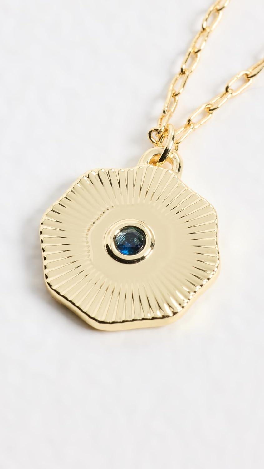 imageGorjana Womens Birthstone Coin NecklaceSeptember