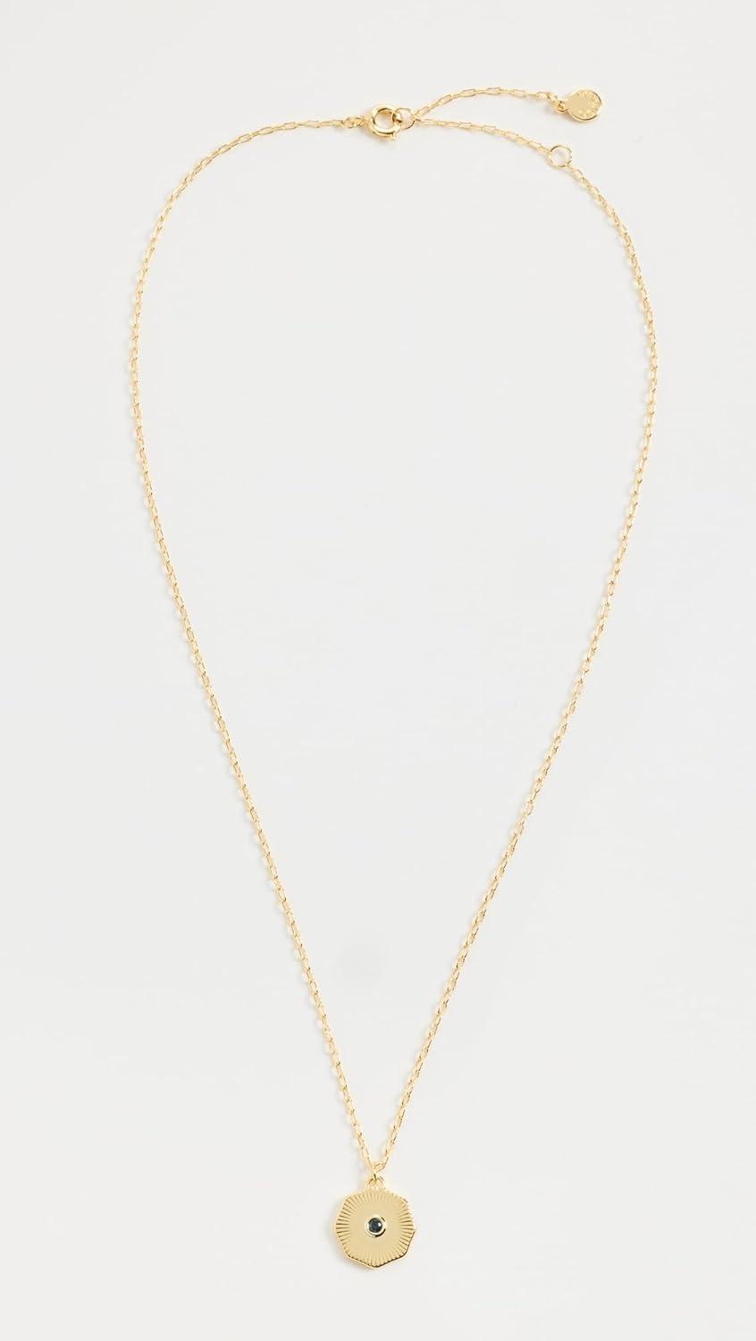 imageGorjana Womens Birthstone Coin NecklaceSeptember