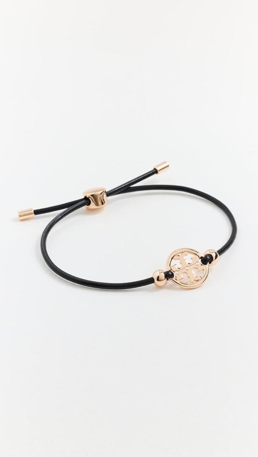 imageTory Burch Womens Icon Slider BraceletTory GoldBlack