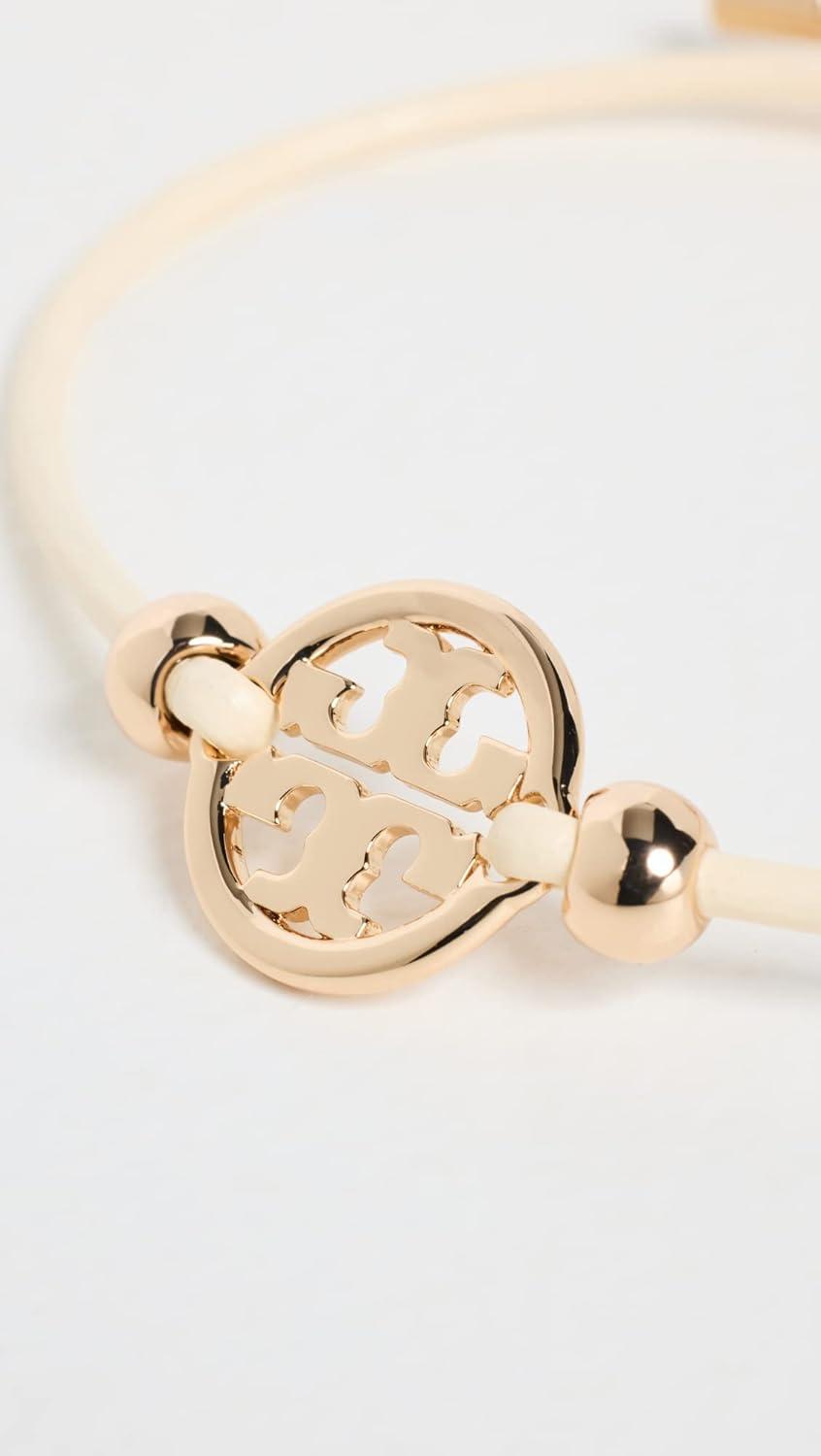 imageTory Burch Womens Icon Slider BraceletTory GoldIvory