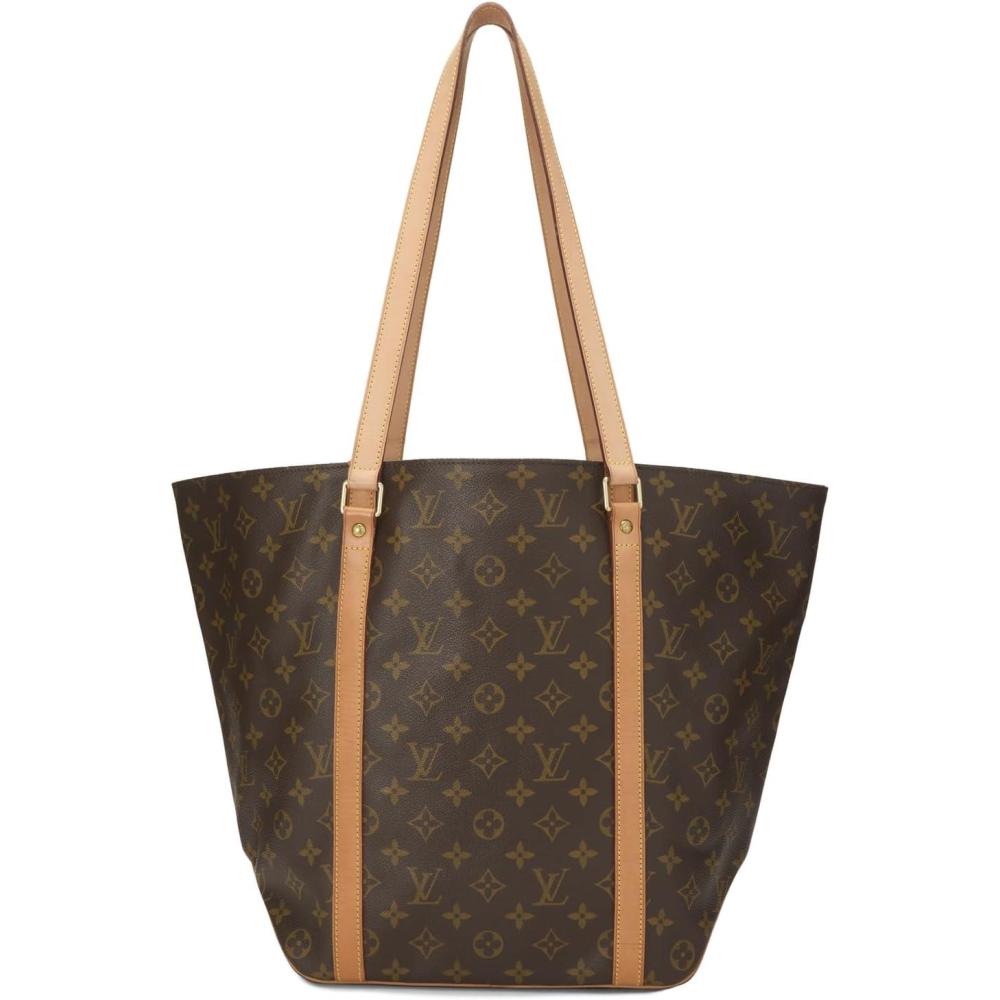 imageWhat Goes Around Comes Around Womens PreLoved Louis Vuitton Monogram Sac Shopping ToteBrown